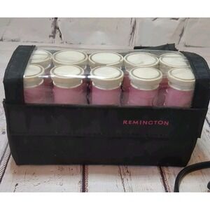 Remington Hot‎ Curlers Heated Rollers Hair Compact Travel Pageants H-1012 Pink